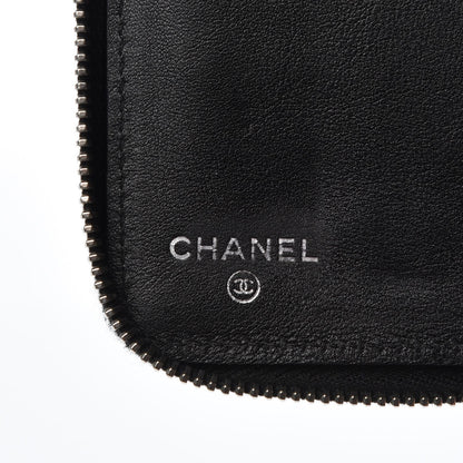 Chanel Patent Quilted Large Zip Around Organizer Wallet So Black 6 of 10