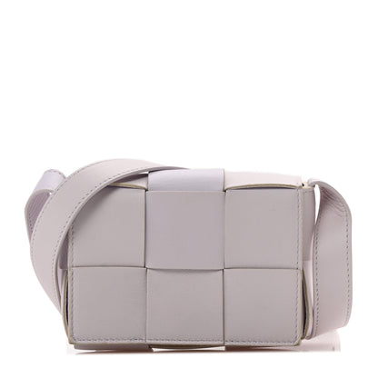 Bottega Veneta Lambskin Maxi Intrecciato Extra Mini Cassette Crossbody Bag Mirth Washed 1 of 11