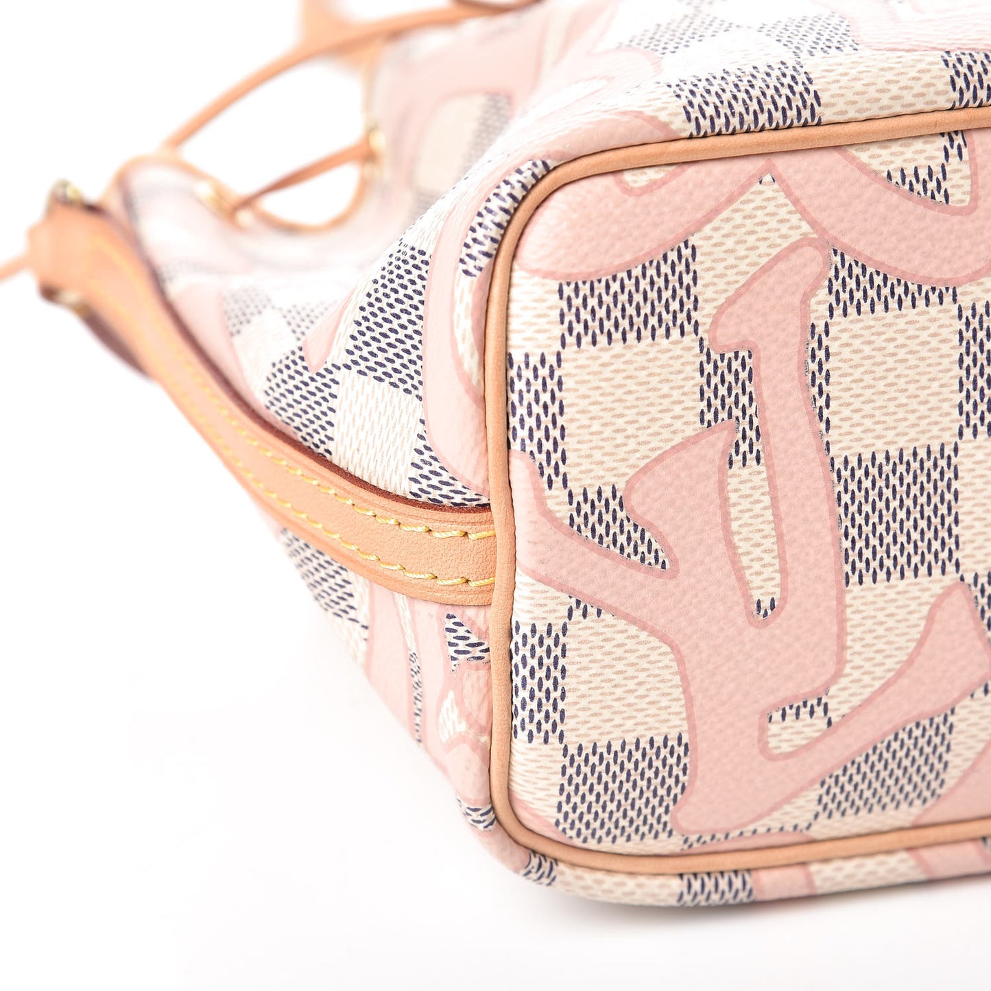Damier Azur Tahitienne Nano Noe Rose Ballerine