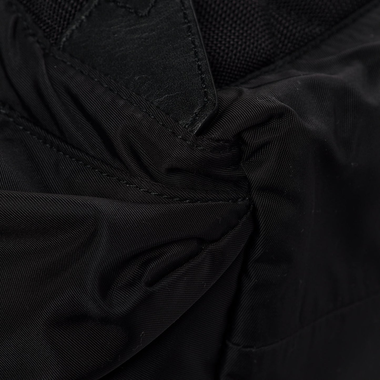 Nylon Medium Rucksack Backpack Black