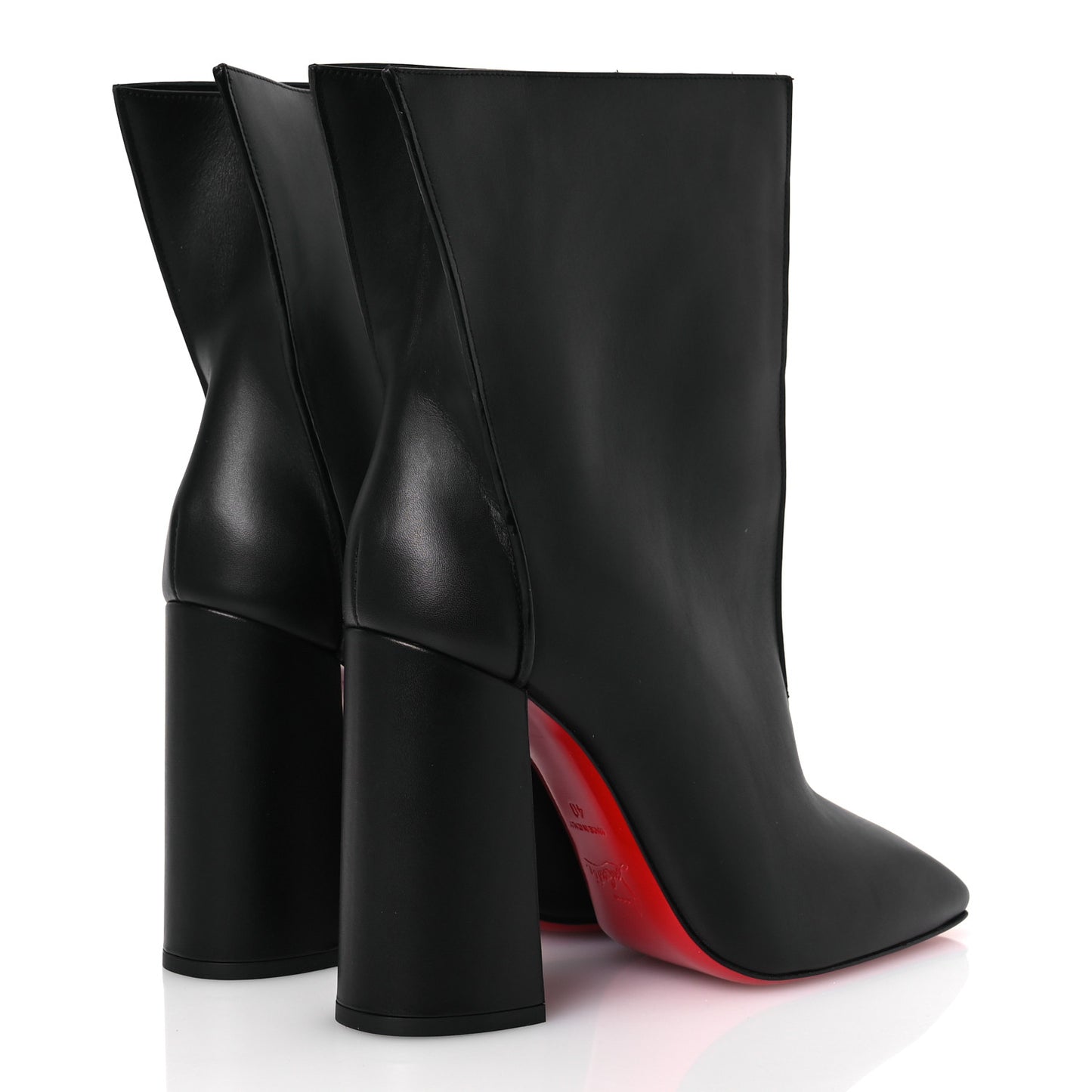 Calfskin Hilconissima 100 Bootie 40 Black