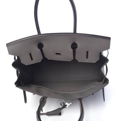 Hermes Togo Birkin 30 Etain 7 of 38