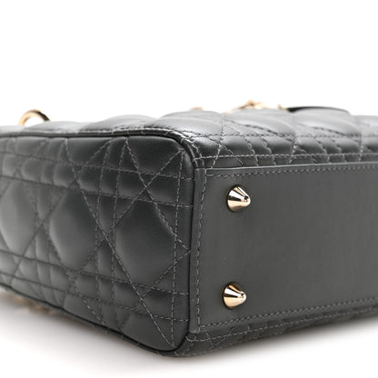 Christian Dior Lambskin Cannage Gradient Small My ABCDior Lady Dior Grey 9 of 10