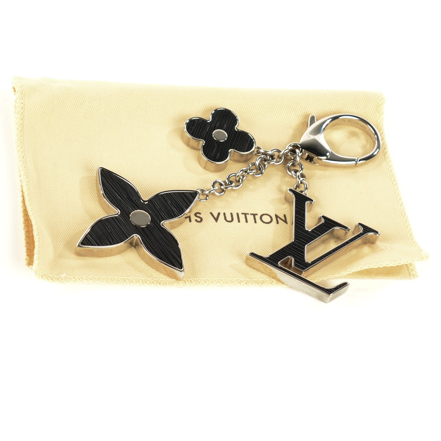 Louis Vuitton Electric Epi Fleur d'Epi Bag Charm Black 5 of 5