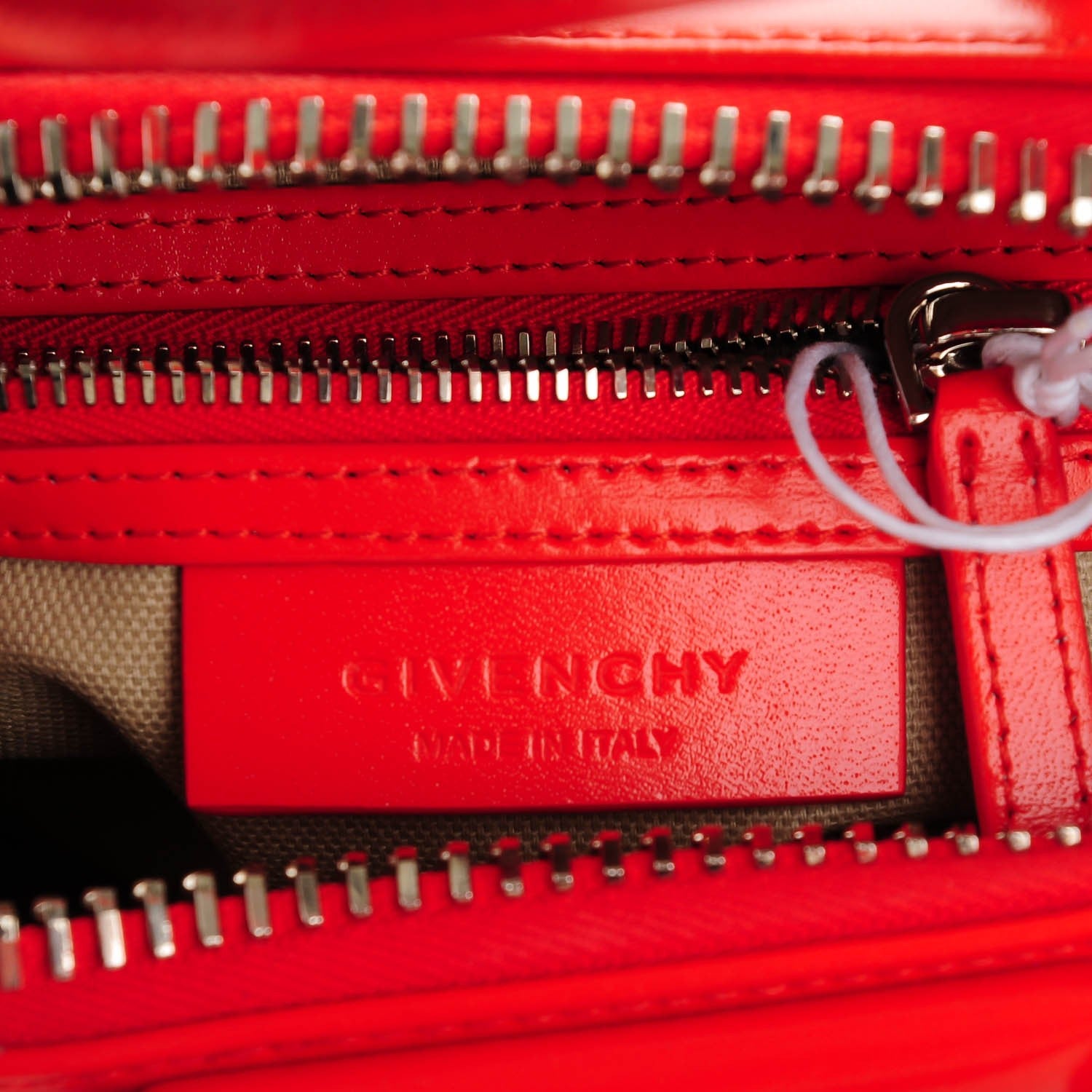 Givenchy Shiny Lord Calfskin Mini Antigona Bright Orange 6 of 7