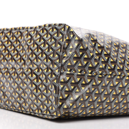 Goyard Goyardine Saint Louis Claire Voie GM Black Yellow 7 of 10