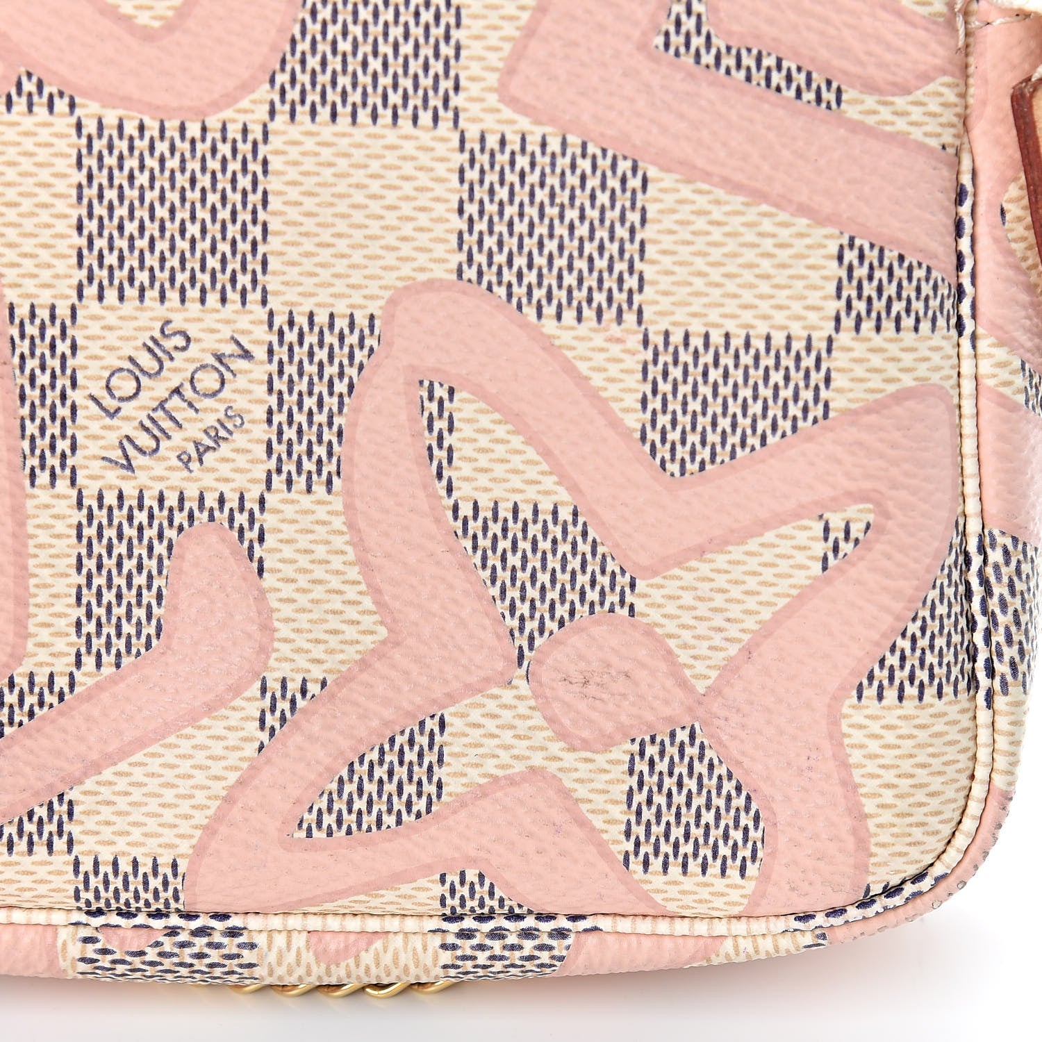 Louis Vuitton Damier Azur Tahitienne Mini Pochette Accessories 8 of 11