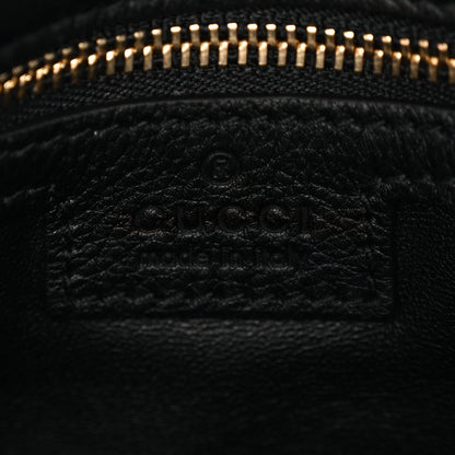 Gucci Roxy Calfskin Web Medium Studded Blondie Shoulder Flap Bag Black 7 of 10