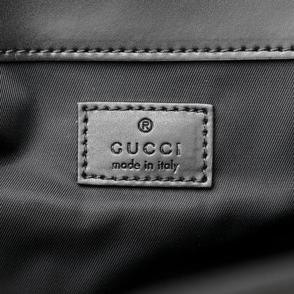 Gucci GG Supreme Monogram Web Messenger Diaper Bag Black Grey 7 of 12