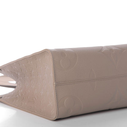 Louis Vuitton Empreinte Monogram Giant Onthego MM Tourterelle 8 of 11