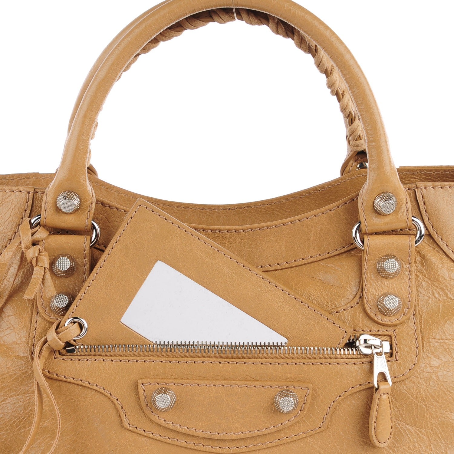 Balenciaga Agneau Giant 12 Silver Hardware Velo Beige Nougatine 7 of 12