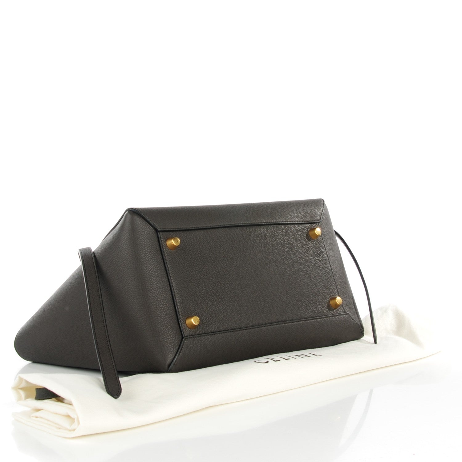 Celine Baby Grained Calfskin Small Belt Bag Dark Taupe 4 of 8