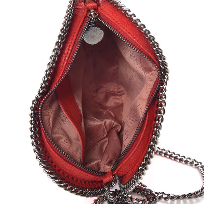 Stella McCartney Shaggy Deer Falabella Heart Crossbody Bag Red 5 of 10