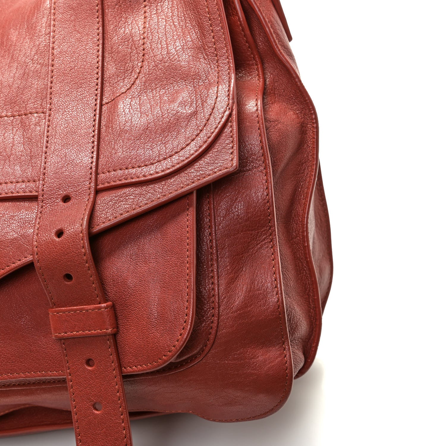 Proenza Schouler Lambskin Large PS1 Satchel Mandarin Red 17 of 19