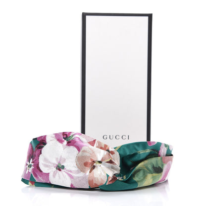 Gucci Silk Blooms Print Headband Green 6 of 6