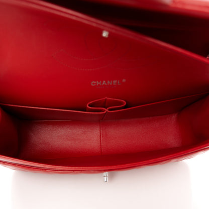 Chanel Lambskin Quilted Jumbo Double Flap Red 5 of 12