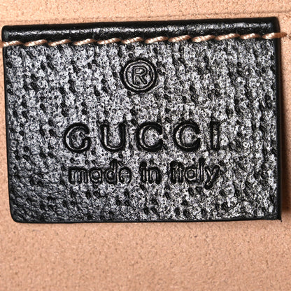 Gucci Calfskin Web Mini Ophidia Shoulder Bag Black 6 of 10