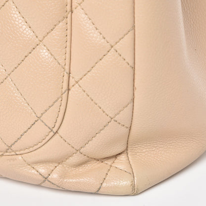 Chanel Caviar Quilted Grand Shopping Tote GST Beige 14 of 19