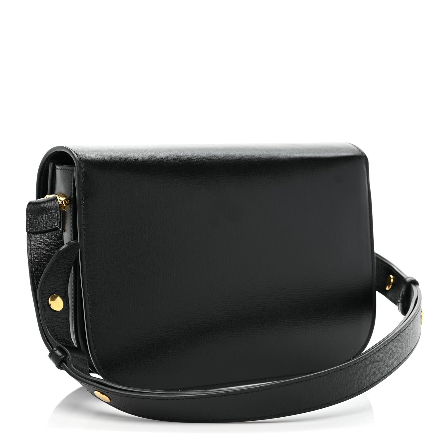 Azalea Calfskin Horsebit 1955 Shoulder Bag Black