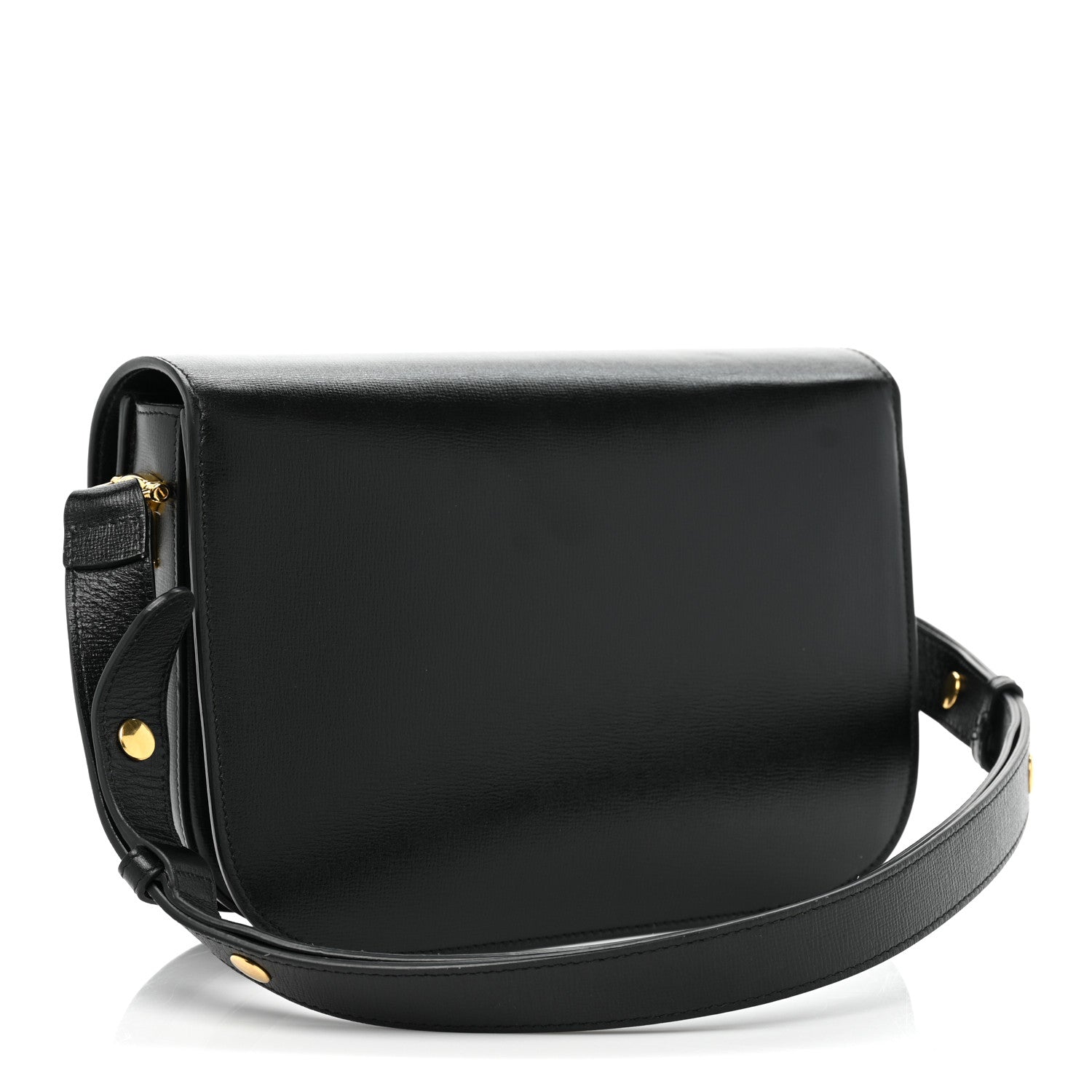 Gucci Azalea Calfskin Horsebit 1955 Shoulder Bag Black 3 of 9
