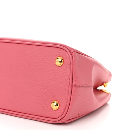 Prada Saffiano Mini Galleria Double Zip Tote Tamaris 11 of 17