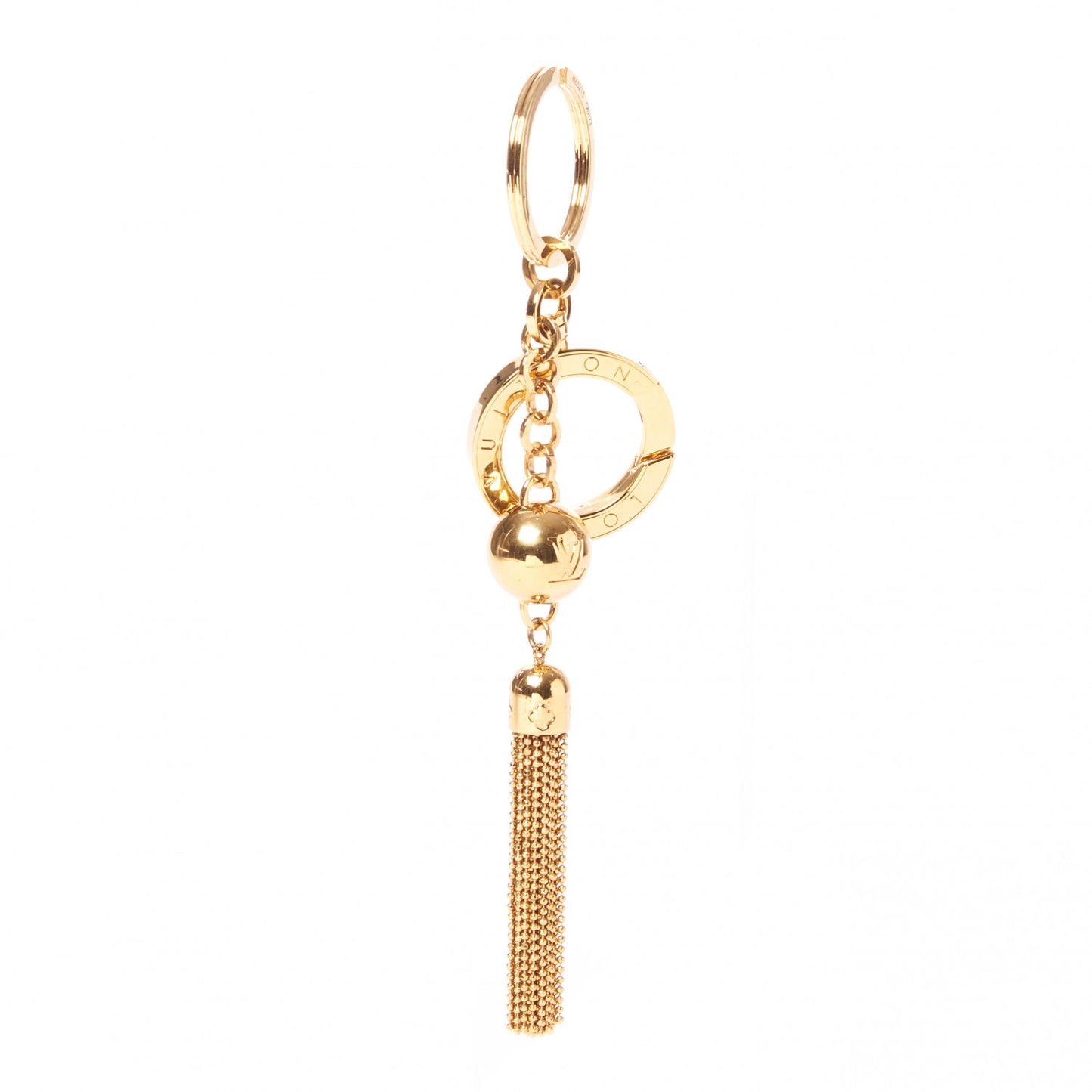 Goldtone Swing Key Holder and Bag Charm