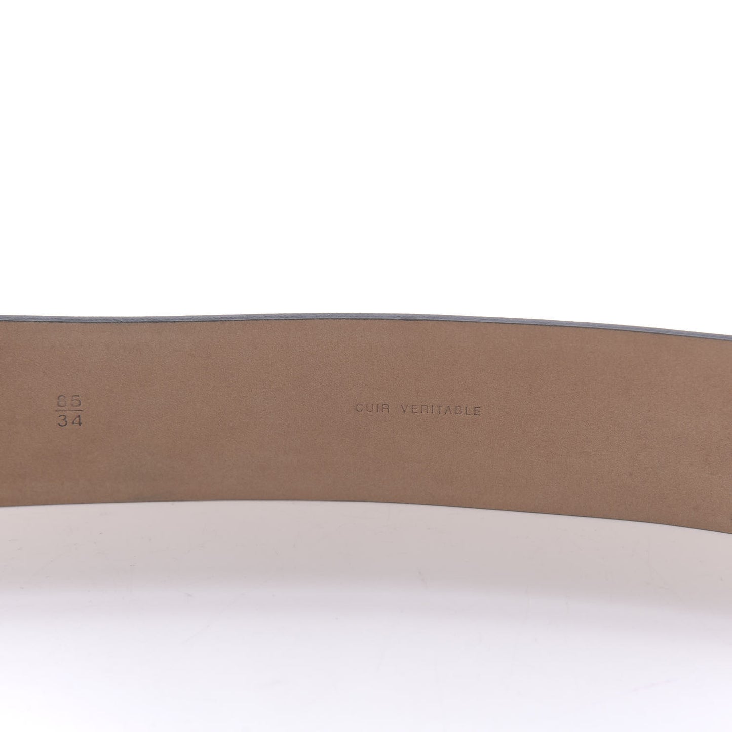 Calfskin CC Belt 85 34 Black