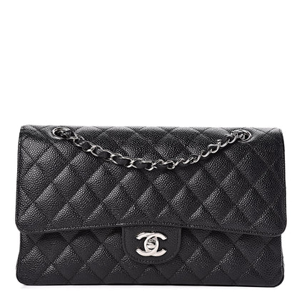 Chanel Caviar Quilted Medium Double Flap Black 1 of 11