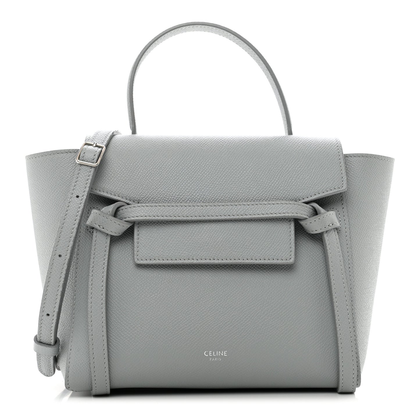 Grained Calfskin Nano Belt Bag Mineral