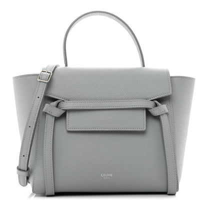 Celine Grained Calfskin Nano Belt Bag Mineral 1 of 10
