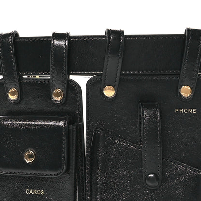 Fendi Vitello Glacier Utility Belt Pouch Black 10 of 15