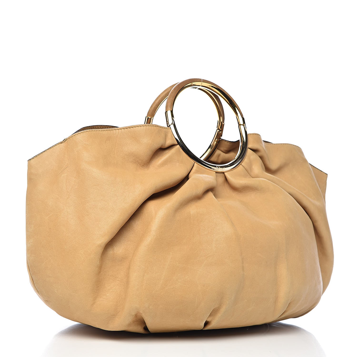Christian Dior Smooth Calfskin Soft Babe Shopping Tote Beige 4 of 13
