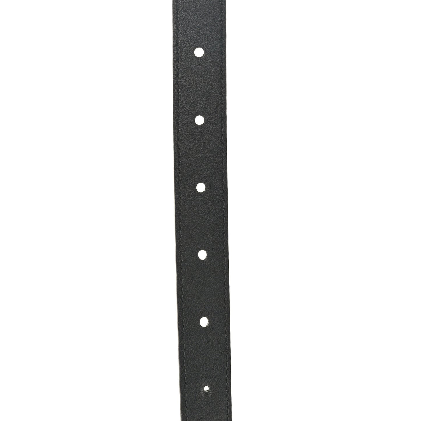 Plutone Calfskin Palladium Double G 20mm Belt 100 40 Black