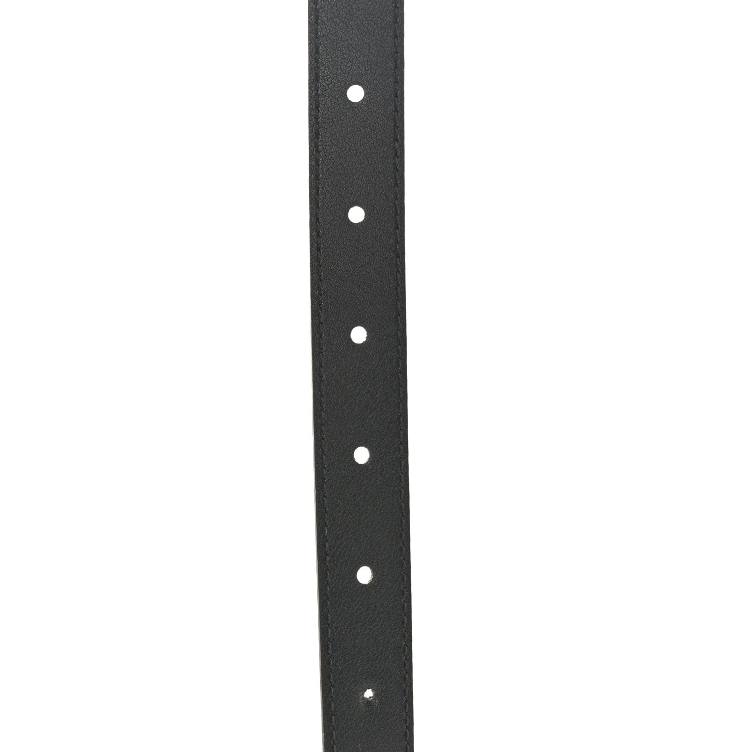 Gucci Plutone Calfskin Palladium Double G 20mm Belt 100 40 Black 4 of 6