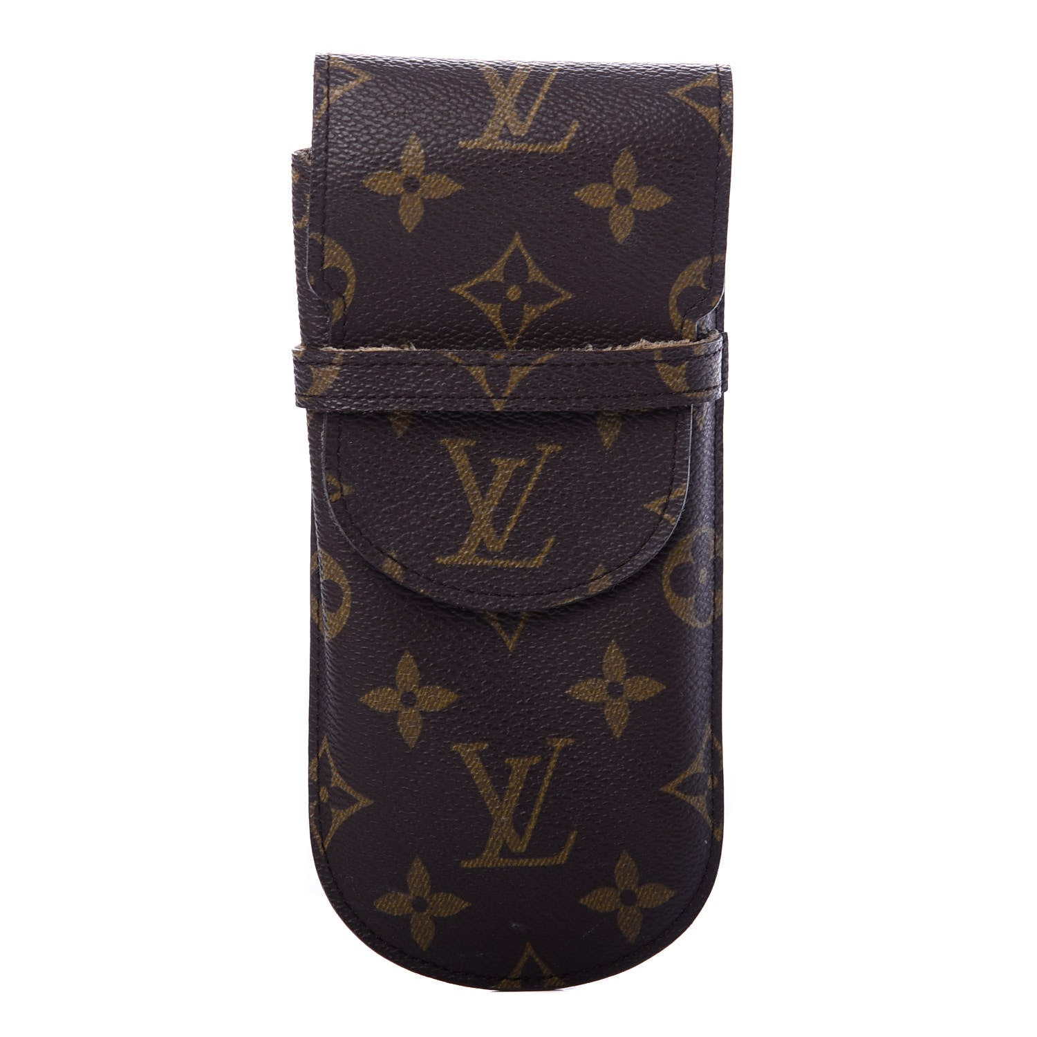 Louis Vuitton Monogram Glasses Sunglasses Case w Flap 1 of 6