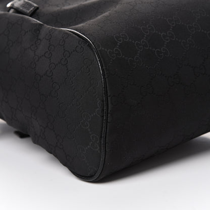 Gucci Nylon Monogram Slim Backpack Black 8 of 9