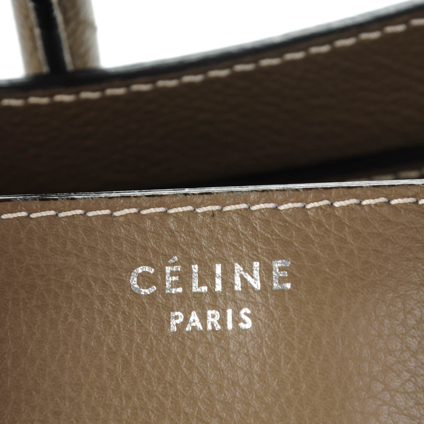 Drummed Calfskin Mini Luggage Souris