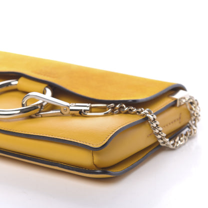 Chloe Suede Calfskin Small Faye Shoulder Bag Dusty Yellow 8 of 12