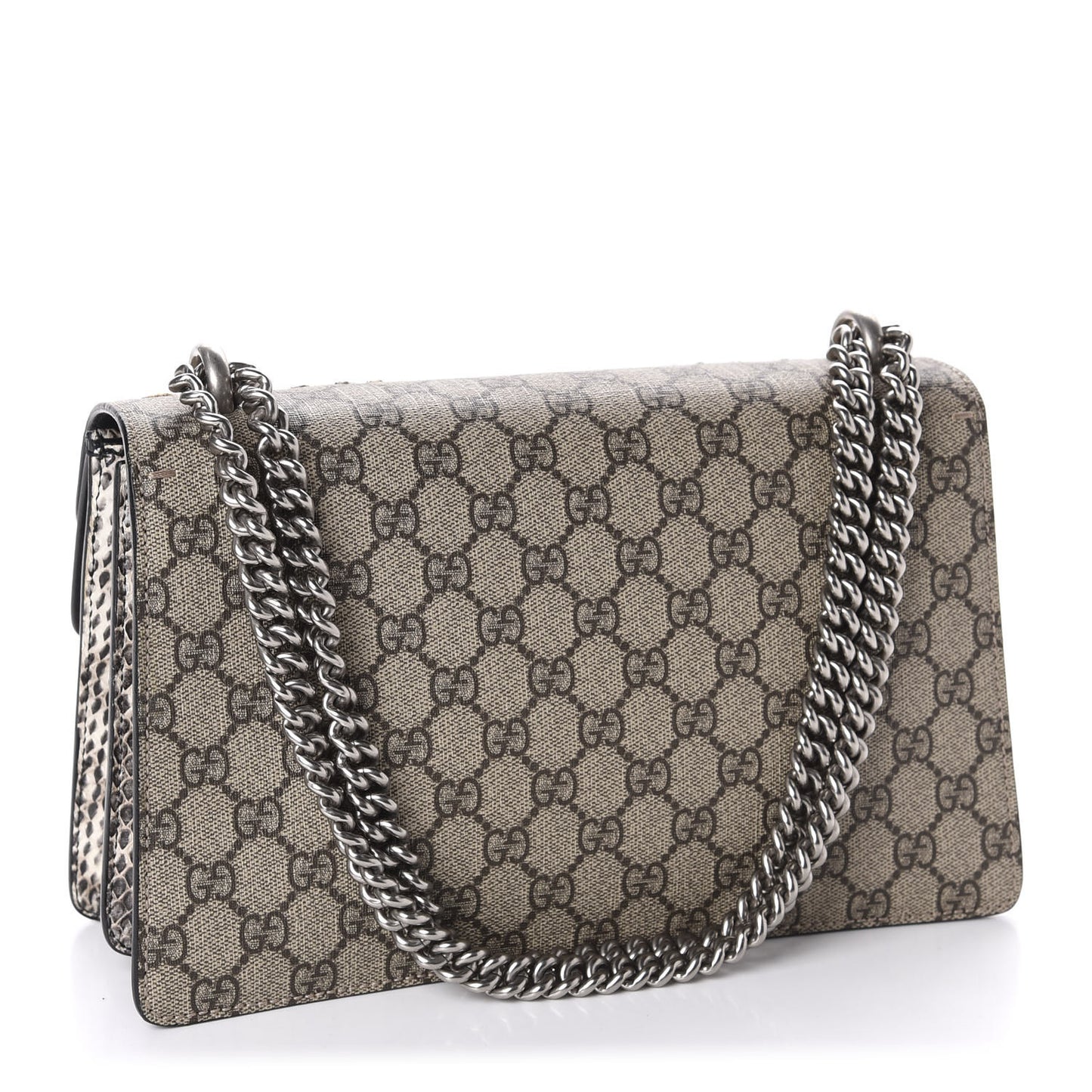 GG Supreme Monogram Elaphe Elephant Embroidered Small Dionysus Shoulder Bag