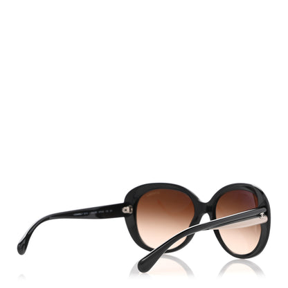 Chanel Signature Oval Sunglasses 5312 Black 4 of 8
