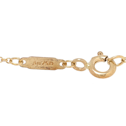 Tiffany 18K Yellow Gold Ampersand Pendant Necklace 5 of 6