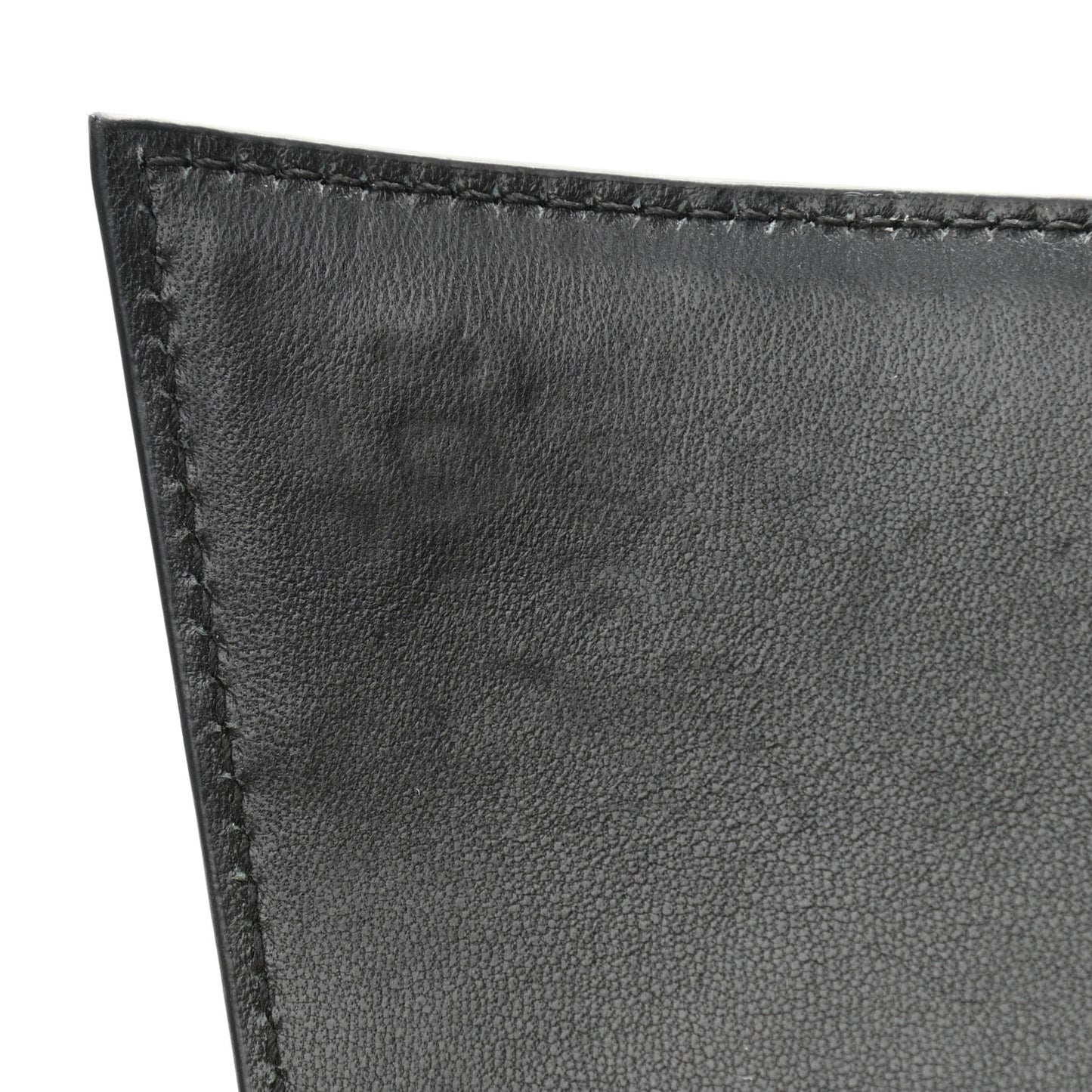 Shiny Calfskin Crocodile Embossed Small Hourglass Top Handle Bag Black
