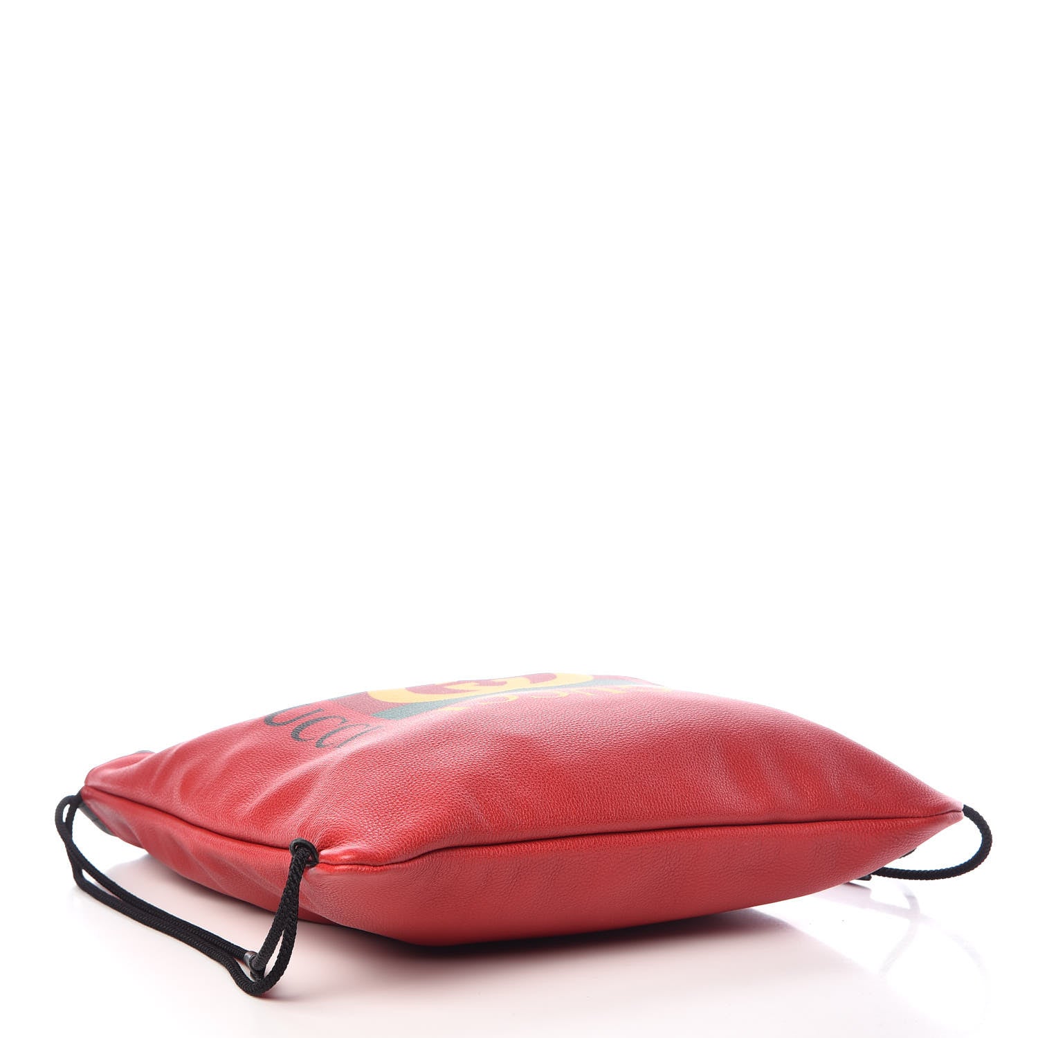 Gucci Calfskin Mens Logo Drawstring Backpack Red 5 of 12