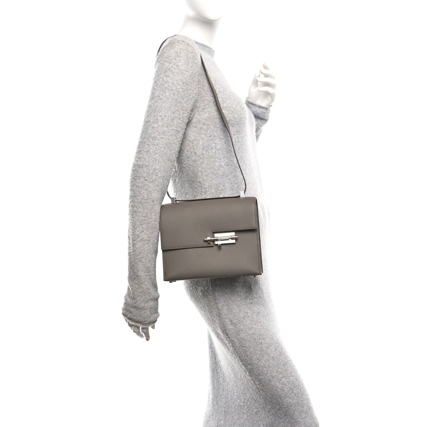 Hermes Epsom Verrou 21 Etain 2 of 11