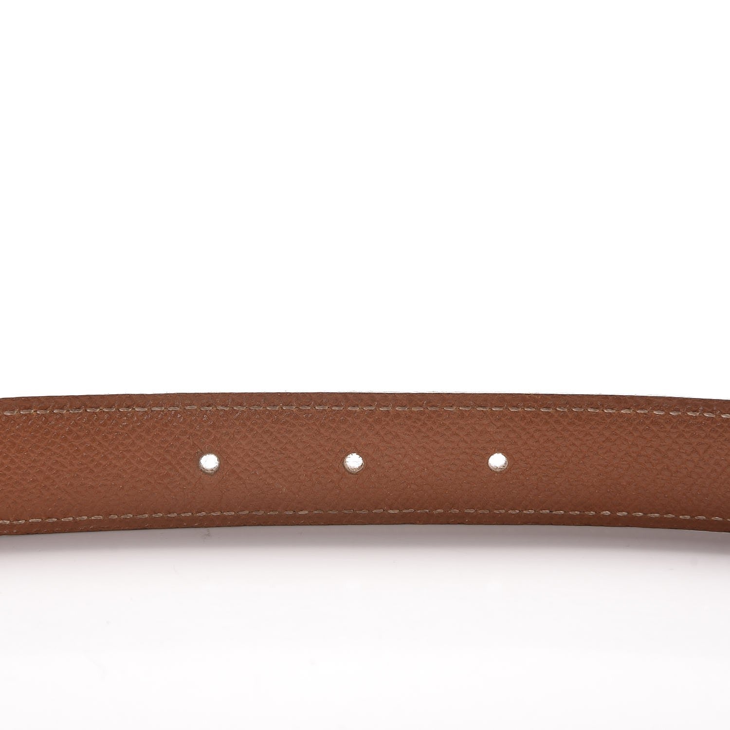 Hermes Box Courchevel 24mm Constance Belt 80 Black Gold 6 of 9