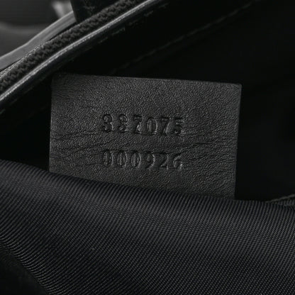 Gucci Techno Canvas Web Single Buckle Backpack Black 7 of 10