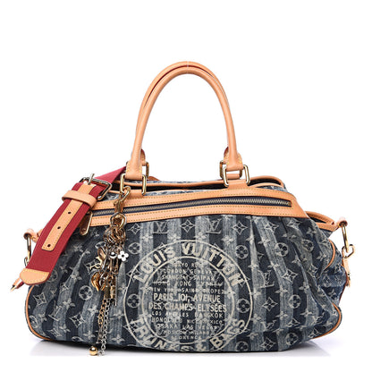 Louis Vuitton Denim Raye Cabas GM 1 of 12