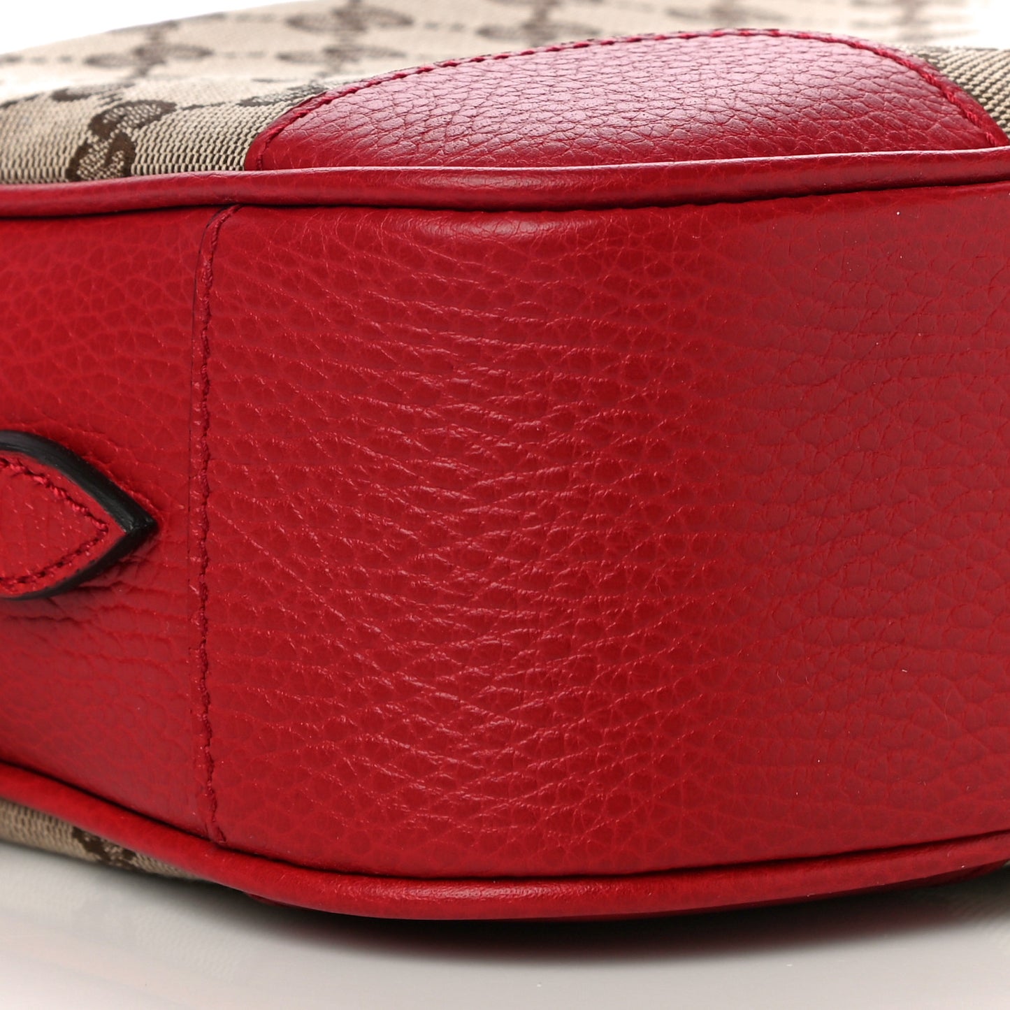Monogram Mini Bree Messenger Bag Red