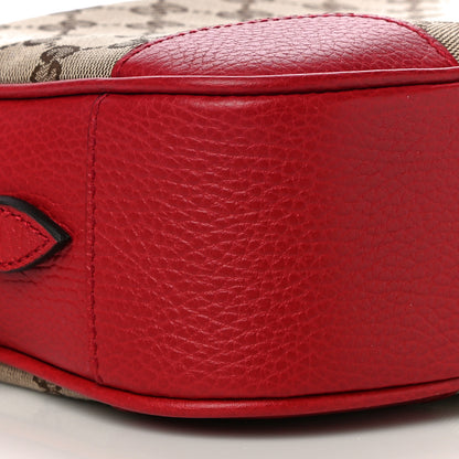 Gucci Monogram Mini Bree Messenger Bag Red 10 of 11