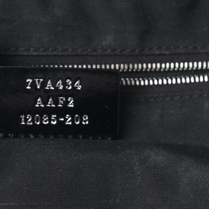 Fendi Vitello Catalan Mirror FF 1974 Embossed Belt Bag Argento 7 of 11
